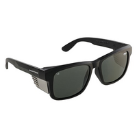 Pro-choice SAFETY GLASSES FRONTSIDE POLARISED SMOKE LENS WITH CLEAR FRAME