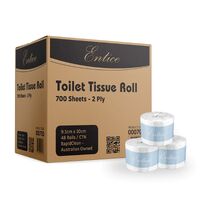 RapidClean Entice Premium 2Ply 700Sht T/Roll x48