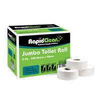 RapidClean 2Ply 300M Jumbo Toilet Paper Roll X8