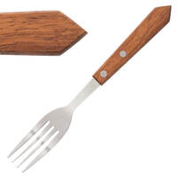 Olympia Steak Fork Wooden Handle