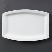 Olympia Whiteware Rectangular Plates 320mm (Pack of 6)