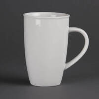 Olympia Whiteware Latte Mugs 400ml (Pack of 6)