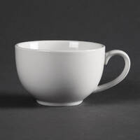 Olympia Whiteware Elegant Cups 230ml 8oz (Pack of 12)