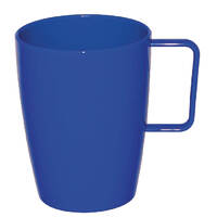 Olympia Kristallon Polycarbonate Handled Cups Blue 284ml