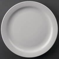 Olympia Athena Narrow Rimmed Plates 226mm