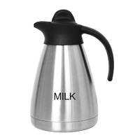 Olympia Screwtop Vacuum Jug 1Ltr Milk