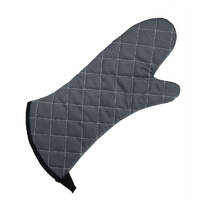 Vogue Flame Retardant Charcoal Oven Mitt 17&quot;