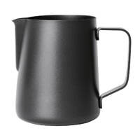 Olympia Black Non-Stick Milk Frothing Jug 570ml