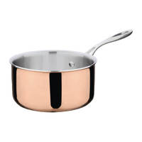 Vogue Tri Wall Copper Saucepan 180mm