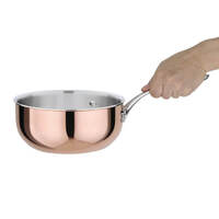 Vogue Tri Wall Copper Saute Pan 200mm