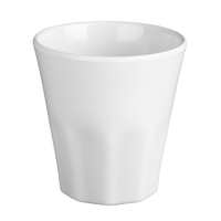 Olympia Kristallon Melamine Beaker White - 88(dia)x90(h)mm 290ml 10oz (Box 6)