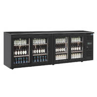 Polar U-Series Back Bar Display Cooler Four Door