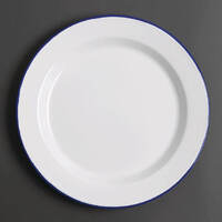 Olympia Enamel Dinner Plates 300mm