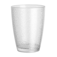 Olympia Kristallon Polycarbonate Tumbler Pebbled Clear 275ml