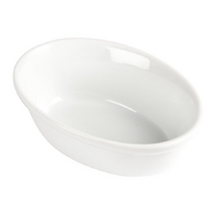 Olympia Whiteware Oval Pie Dishes 161 x 116mm (Pack of 6)