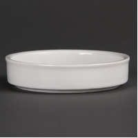 Olympia Tapas Stacking Dish White 102mm 4&quot; 20mm(H) (Box 6)