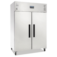 Polar G-Series 2 Door Upright Fridge Stainless Steel 1200Ltr