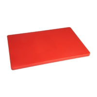 Hygiplas Extra Thick Low Density Red Chopping Board