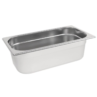 Vogue Stainless Steel 1/3 Gastronorm Tray 100mm