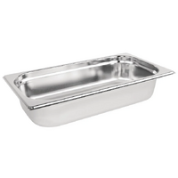 Vogue Stainless Steel 1/3 Gastronorm Tray 65mm