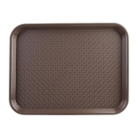 Olympia Kristallon Polypropylene Fast Food Tray Brown