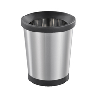 EDCO STAINLESS STEEL ROUND BIN 12L