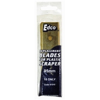 EDCO REPLACEMENT BLADES FOR PLASTIC SCRAPER  95 MM (12 PACKS OF 10)