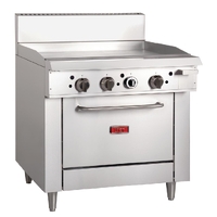 Thor Natural Gas Freestanding Oven Range with Griddle Plate