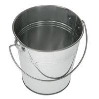 Olympia Round Galvanised Steel Bucket 130mm