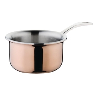 Vogue Mini Copper Tri Wall Saucepan 330ml