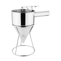 Vogue Stainless Steel Piston Funnel 1.3Ltr