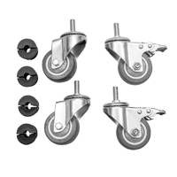 Castors for Vogue Stainless Steel Tables (Pack of 4)