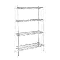 Vogue 4 Tier Wire Shelving Kit 915x460mm