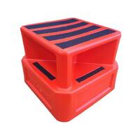 Safety Step with buffers ORANGE (480mm x 480mm x 360mm)