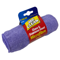 Glass &amp; Stainless Steel Microfibre Cloths 3Pk