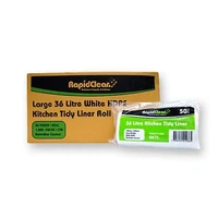 RAPID LGE 36 LTR KITCHEN TIDY ROLL - CTN (20 x 50 bags)