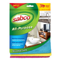 All Purpose Microfibre Cloths 3 Pk