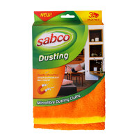 Orange Dusting Microfibre Cloth 3Pk 