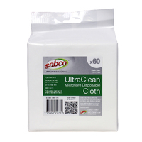 UltraClean Disposable Microfibre Cloth 30x30cm 60pk