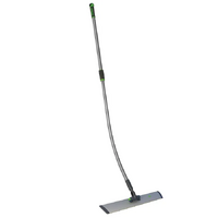 Curvy Flat Mop with Telescopic Handle with 40cm rail base