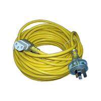 IEC Extension Lead 18 Metre 3-core - Yellow (T1-CIECRA)