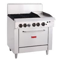 Thor 4 Burner Gas Oven Range with Griddle Plate TR-4F-G12F